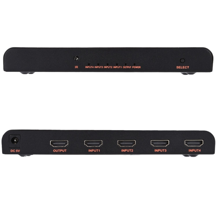 สวิตช์ HDMI 2.0 4X1 4K/60Hz พร้อมรีโมทคอนโทรล, ปลั๊ก EU, 4X1