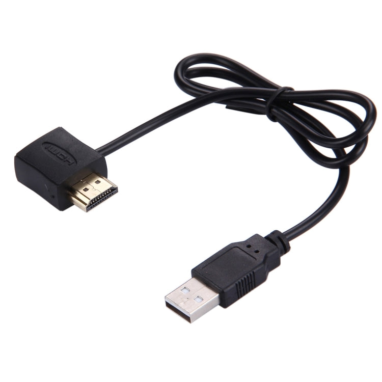 สายอะแดปเตอร์ HDMI ตัวเมีย + HDMI ตัวผู้ เป็น USB 2.0 ตัวผู้ ยาว 50ซม., HDMI ตัวเมีย + ตัวผู้