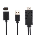 สายแปลง 1080P USB 2.0 ตัวผู้ + USB 2.0 ตัวเมีย เป็น HDMI HDTV AV สำหรับ iPhone / iPad, สมาร์ทโฟน Android