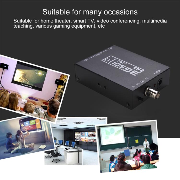NEWKENG NK-A8 ตัวแปลง 3G SDI เป็น HDMI + DVI