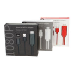 สายแปลง USB ตัวผู้ + USB 2.0 ตัวเมีย เป็น HDMI สำหรับโทรศัพท์ไปยัง HDTV