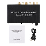 เครื่องถอดรหัสเสียง 4K 3D HDMI 5.1CH