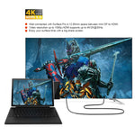 ROCKETEK SK-S5H HUB อ่านการ์ดหน่วยความจำ 3 x USB 3.0 + HDMI + SD / TF พร้อมอะแดปเตอร์ HDMI 4K, SK-S5H
