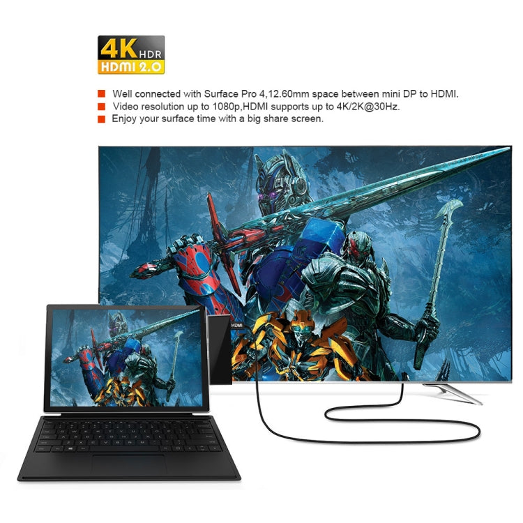 ROCKETEK SK-S5H HUB อ่านการ์ดหน่วยความจำ 3 x USB 3.0 + HDMI + SD / TF พร้อมอะแดปเตอร์ HDMI 4K, SK-S5H