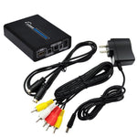 ตัวแปลง HDMI เป็น Composite / AV S-Video พร้อมอะแดปเตอร์ RCA CVBS/L/R, ปลั๊ก EU, HDMI เป็น AV + S-Video