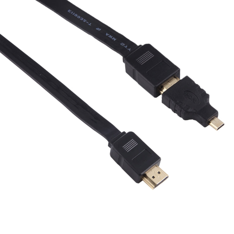 สาย HDMI ตัวผู้ 1 ม. แบบเลื่อนเก็บได้ พร้อมอะแดปเตอร์ Mini HDMI และ Micro HDMI สำหรับ HDTV, จอมอนิเตอร์, โปรเจคเตอร์, PC, กล้อง และแท็บเล็ต สมาร์ทโฟน