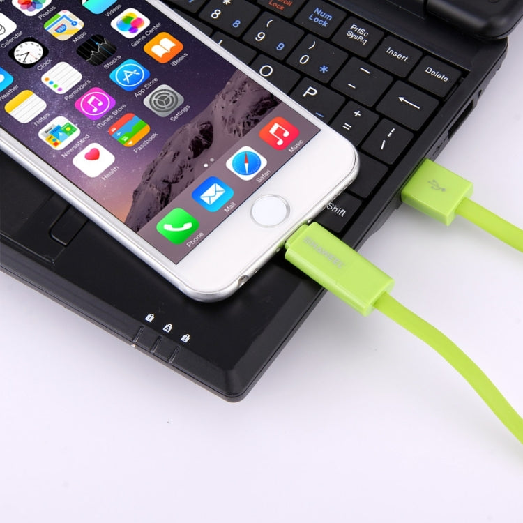 HAWEEL สายชาร์จและซิงค์ข้อมูล 2 ใน 1 ความยาว 1 เมตร Micro USB & 8 พิน เป็น USB, สาย 2 ใน 1 มีสองหัวต่อ