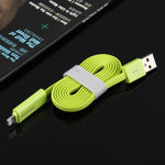 HAWEEL สายชาร์จและซิงค์ข้อมูล 2 ใน 1 ความยาว 1 เมตร Micro USB & 8 พิน เป็น USB, สาย 2 ใน 1 มีสองหัวต่อ