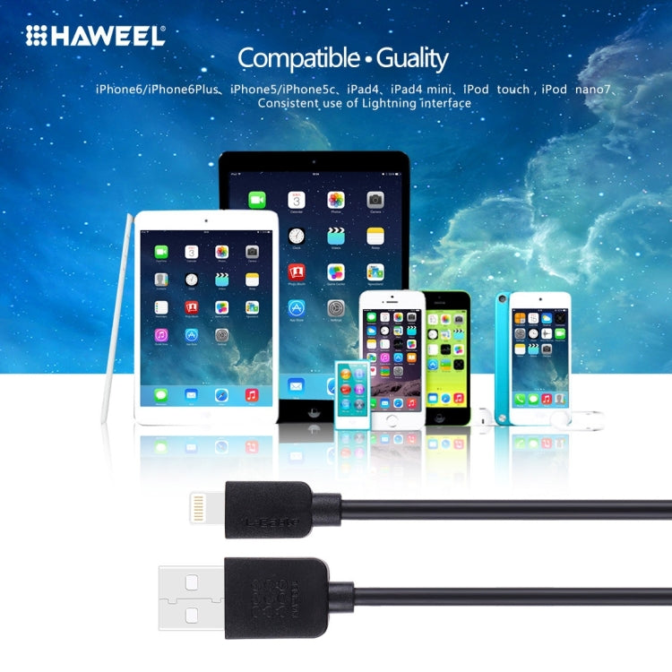 HAWEEL สายชาร์จและซิงค์ข้อมูลความเร็วสูง 1 เมตร 35 แกน 8 พิน เป็น USB สำหรับ iPhone, iPad, 8 พิน 1 เมตร, สาย 8 พิน 1 เมตร