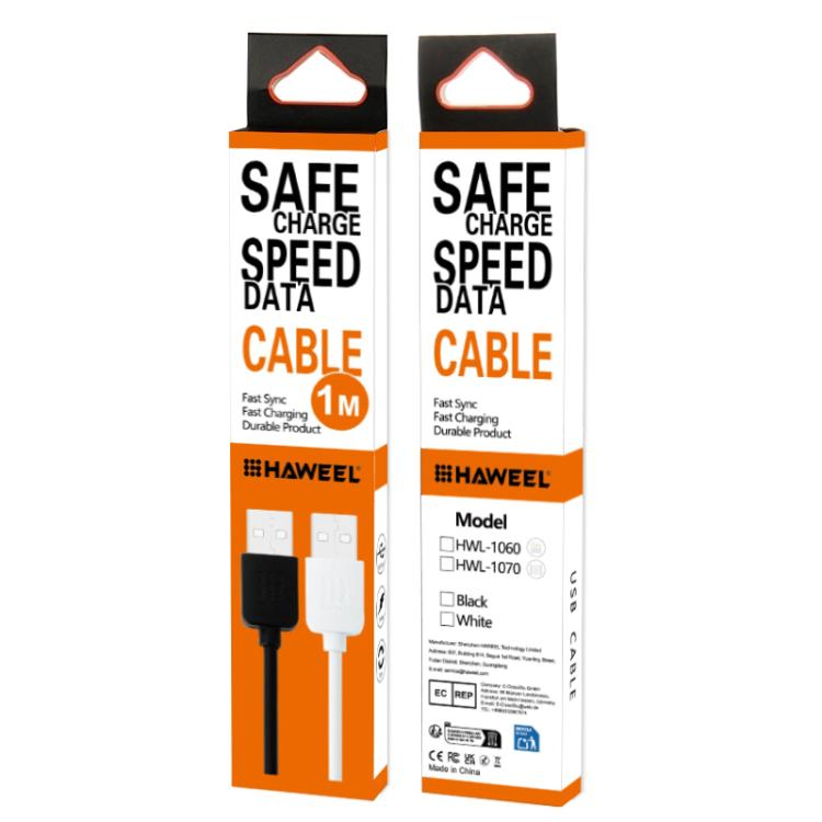 HAWEEL สายชาร์จและซิงค์ข้อมูลความเร็วสูง 1 เมตร 35 แกน 8 พิน เป็น USB สำหรับ iPhone, iPad, 8 พิน 1 เมตร, สาย 8 พิน 1 เมตร