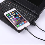 ชุดสายชาร์จและซิงค์ข้อมูล HAWEEL 1 เมตร ความเร็วสูง 8 พิน เป็น USB จำนวน 5 ชิ้น สำหรับ iPhone, iPad