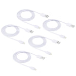 ชุดสายชาร์จและซิงค์ HAWEEL 5 ชิ้น ความยาว 1 เมตร ความเร็วสูง 8 พิน เป็น USB สำหรับ iPhone, iPad