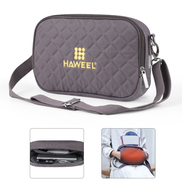 กระเป๋าสะพายไหล่ HAWEEL สำหรับใส่แท็บเล็ตดิจิทัล โทรศัพท์ พร้อมที่อุ่นมือ