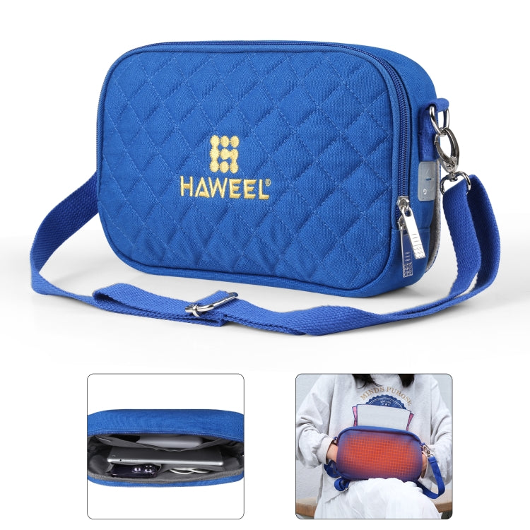 กระเป๋าสะพายไหล่ HAWEEL สำหรับใส่แท็บเล็ตดิจิทัล โทรศัพท์ พร้อมที่อุ่นมือ