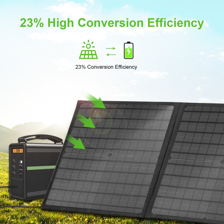 HAWEEL กระเป๋าชาร์จพลังงานแสงอาทิตย์แบบพับได้ 60W สำหรับเดินทาง