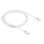 สายชาร์จเร็ว HAWEEL 25W 3A USB-C / Type-C เป็น 8 พิน สำหรับ iPhone, iPad ความยาวสาย 1 เมตร Type-C เป็น 8 พิน 1 เมตร