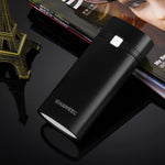 กล่องเปล่าสำหรับแบตเตอรี่ DIY HAWEEL 2x 18650 (ไม่รวมแบตเตอรี่) ความจุ 5600mAh พร้อมพอร์ต USB และไฟแสดงสถานะ DIY 2 แบตเตอรี่ (สีดำ), DIY 2 แบตเตอรี่ (สีขาว)