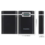 กล่องเปล่าสำหรับแบตเตอรี่ DIY HAWEEL 4 x 18650 (ไม่รวมแบตเตอรี่) ความจุ 10000mAh พร้อมพอร์ต USB 2 ช่องและหน้าจอแสดงผล สำหรับ iPhone, Galaxy, Sony, HTC, Google, Huawei, Xiaomi, Lenovo และสมาร์ทโฟนอื่นๆ DIY 4 x 18650 10000mAh แบตเตอรี่ (US)
