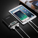 กล่องเปล่าสำหรับแบตเตอรี่ DIY HAWEEL 4 x 18650 (ไม่รวมแบตเตอรี่) ความจุ 10000mAh พร้อมพอร์ต USB 2 ช่องและหน้าจอแสดงผล สำหรับ iPhone, Galaxy, Sony, HTC, Google, Huawei, Xiaomi, Lenovo และสมาร์ทโฟนอื่นๆ DIY 4 x 18650 10000mAh แบตเตอรี่ (US)