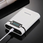 กล่องเปล่าสำหรับแบตเตอรี่ DIY HAWEEL 4 x 18650 (ไม่รวมแบตเตอรี่) ความจุ 10000mAh พร้อมพอร์ต USB 2 ช่องและหน้าจอแสดงผล สำหรับ iPhone, Galaxy, Sony, HTC, Google, Huawei, Xiaomi, Lenovo และสมาร์ทโฟนอื่นๆ DIY 4 x 18650 10000mAh แบตเตอรี่ (US)