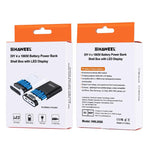 กล่องเปล่าสำหรับแบตเตอรี่ DIY HAWEEL 4 x 18650 (ไม่รวมแบตเตอรี่) ความจุ 10000mAh พร้อมพอร์ต USB 2 ช่องและหน้าจอแสดงผล สำหรับ iPhone, Galaxy, Sony, HTC, Google, Huawei, Xiaomi, Lenovo และสมาร์ทโฟนอื่นๆ DIY 4 x 18650 10000mAh แบตเตอรี่ (US)
