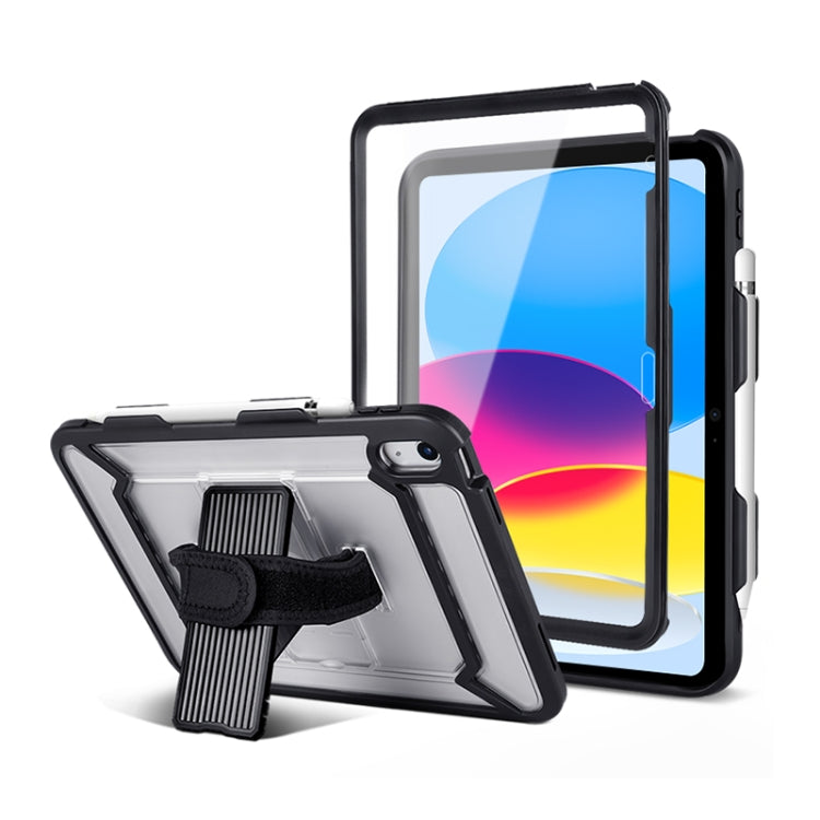 เคสแท็บเล็ตกันกระแทกแบบรอบตัว 360 องศาพร้อมที่จับ ที่วาง และช่องใส่ปากกา สำหรับ iPad รุ่นที่ 10 ขนาด 10.9 ปี 2022