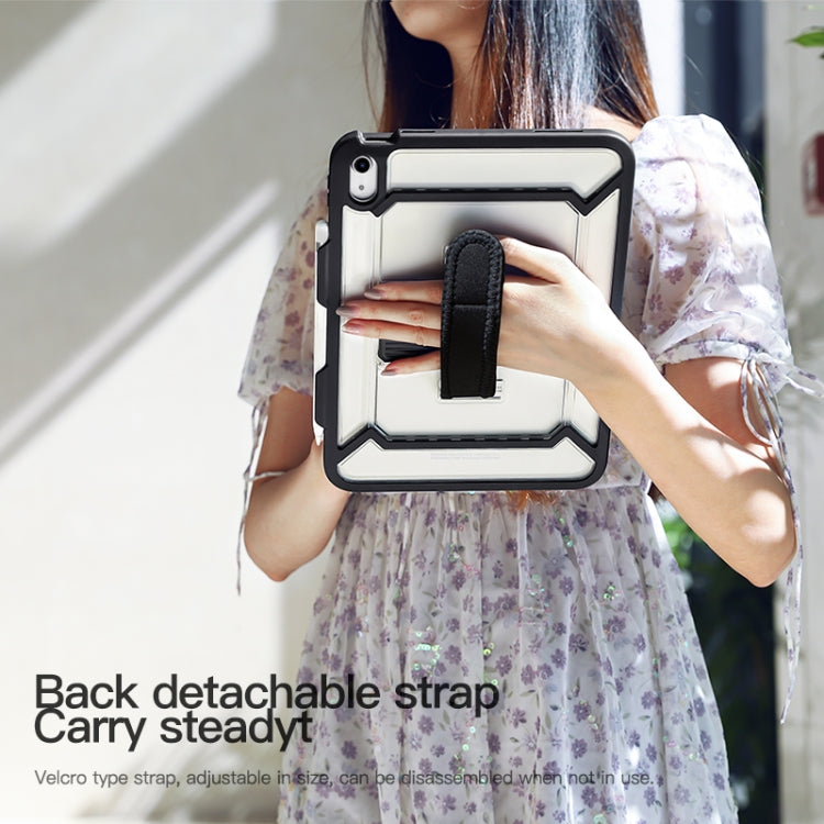 เคสแท็บเล็ตกันกระแทกแบบรอบตัว 360 องศาพร้อมที่จับ ที่วาง และช่องใส่ปากกา สำหรับ iPad รุ่นที่ 10 ขนาด 10.9 ปี 2022
