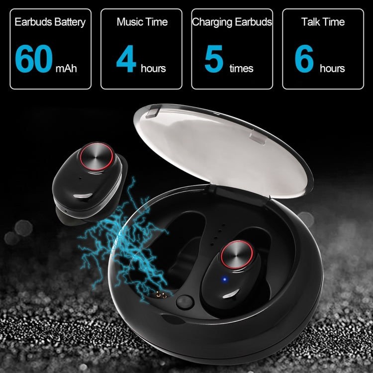 หูฟังบลูทูธไร้สาย BTH-V5 DSP ตัดเสียงรบกวนสำหรับกีฬา Bluetooth V5.0 พร้อมเคสชาร์จ รองรับ iPhone และ Android