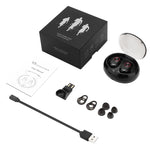 หูฟังบลูทูธไร้สาย BTH-V5 DSP ตัดเสียงรบกวนสำหรับกีฬา Bluetooth V5.0 พร้อมเคสชาร์จ รองรับ iPhone และ Android