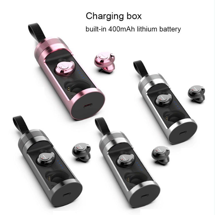 หูฟังสเตอริโอไร้สาย SARDiNE F8 TWS Bluetooth V5.0 พร้อมกล่องชาร์จ
