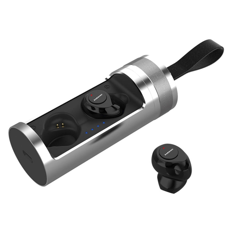 หูฟังสเตอริโอไร้สาย SARDiNE F8 TWS Bluetooth V5.0 พร้อมกล่องชาร์จ