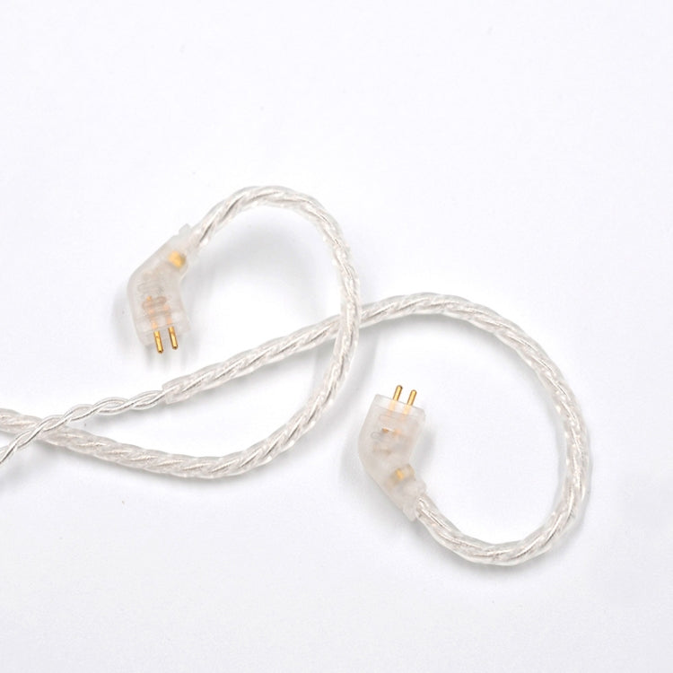สายอัพเกรด KZ B 8 พิน ทองแดงบริสุทธิ์ชุบเงิน สำหรับหูฟัง KZ ZST / ES4 / ZS10 / AS10 / BA10