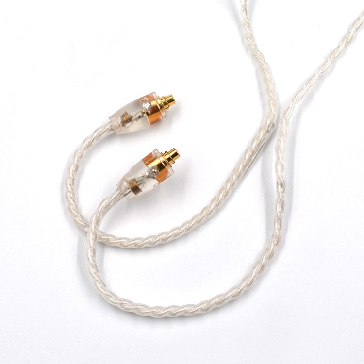 สายอัพเกรด KZ 8 Pin ทองแดงบริสุทธิ์ชุบเงินสำหรับหูฟังส่วนใหญ่ที่ใช้ MMCX Interface