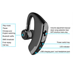 หูฟังบลูทูธไร้สาย V9 Business Handsfree CSR 4.1 พร้อมไมโครโฟนสำหรับคนขับและกีฬา