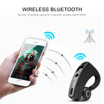 หูฟังบลูทูธไร้สาย V9 Business Handsfree CSR 4.1 พร้อมไมโครโฟนสำหรับคนขับและกีฬา