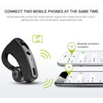 หูฟังบลูทูธไร้สาย V9 Business Handsfree CSR 4.1 พร้อมไมโครโฟนสำหรับคนขับและกีฬา