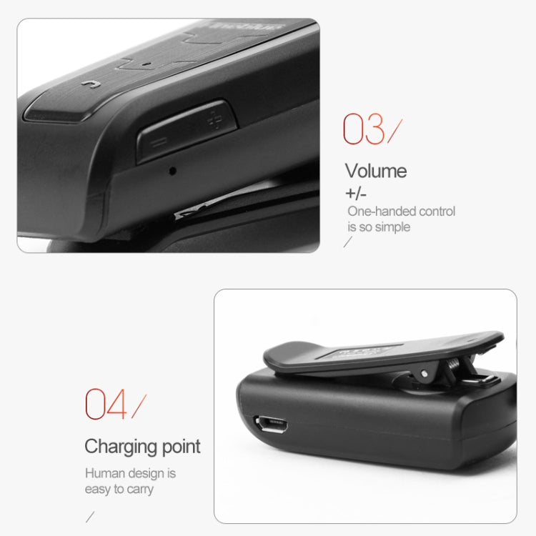 หูฟังบลูทูธ Fineblue F910 CSR4.1 พร้อมสายเก็บเสียงเรียกเข้าและเตือนสั่น ป้องกันการโจรกรรม