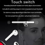 หูฟังบลูทูธ TWS i9 Touch แบบสเตอริโอสองข้างสำหรับกีฬา Bluetooth 5.0 พร้อมกล่องชาร์จ รุ่นสัมผัส