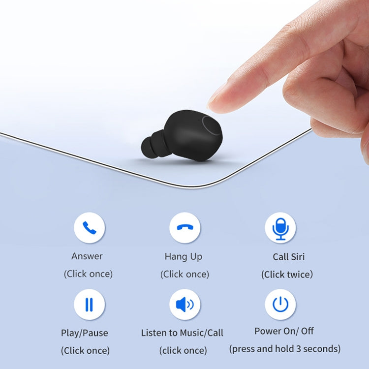 หูฟังบลูทูธ Q1 TWS Bluetooth 5.0 สเตอริโอสองข้างสำหรับกีฬาไร้สาย