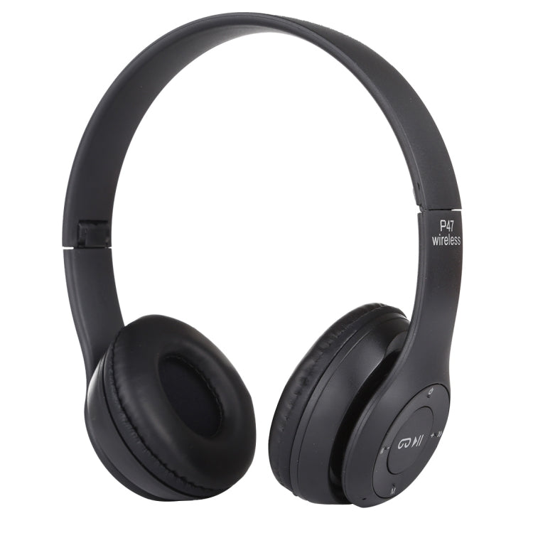 P47 Foldable Wireless Bluetooth Headphone with 3.5mm Audio Jack, Support MP3 / Call, P47 Green, P47 Black, P47 Blue, P47 Red, P47 White
