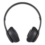 หูฟังบลูทูธไร้สายพับได้ P47 พร้อมแจ็คเสียง 3.5 มม. รองรับ MP3 / โทร P47 สีดำ, P47 สีน้ำเงิน, P47 สีแดง, P47 สีขาว, P47 สีเขียว