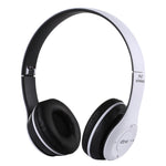 หูฟังบลูทูธไร้สายพับได้ P47 พร้อมแจ็คเสียง 3.5 มม. รองรับ MP3 / โทร P47 สีดำ, P47 สีน้ำเงิน, P47 สีแดง, P47 สีขาว, P47 สีเขียว