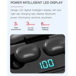 หูฟังบลูทูธไร้สาย H6 TWS Bluetooth 5.0 พร้อมจอดิจิทัลและกล่องชาร์จ รองรับ Siri และการโทร HD