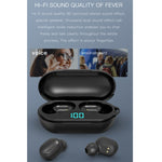 หูฟังบลูทูธไร้สาย H6 TWS Bluetooth 5.0 พร้อมจอดิจิทัลและกล่องชาร์จ รองรับ Siri และการโทร HD