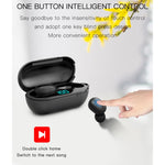 หูฟังบลูทูธไร้สาย H6 TWS Bluetooth 5.0 พร้อมจอดิจิทัลและกล่องชาร์จ รองรับ Siri และการโทร HD