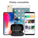 หูฟังบลูทูธไร้สาย TWS-4 IPX5 Bluetooth 5.0 ระบบสัมผัส พร้อมกล่องชาร์จ รองรับการโทร HD และเสียงแจ้งเตือน รุ่น TWS-4