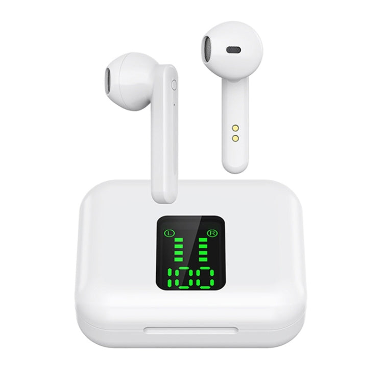 หูฟังบลูทูธไร้สาย P100pro TWS Bluetooth 5.0 แบบสัมผัส พร้อมกล่องชาร์จและจอแสดงผลดิจิทัล LED อัจฉริยะ รองรับ Siri และการโทร