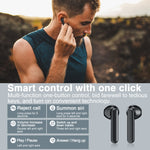 หูฟังบลูทูธไร้สาย P100pro TWS Bluetooth 5.0 แบบสัมผัส พร้อมกล่องชาร์จและจอแสดงผลดิจิทัล LED อัจฉริยะ รองรับ Siri และการโทร