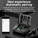 หูฟังบลูทูธไร้สาย P100pro TWS Bluetooth 5.0 แบบสัมผัส พร้อมกล่องชาร์จและจอแสดงผลดิจิทัล LED อัจฉริยะ รองรับ Siri และการโทร