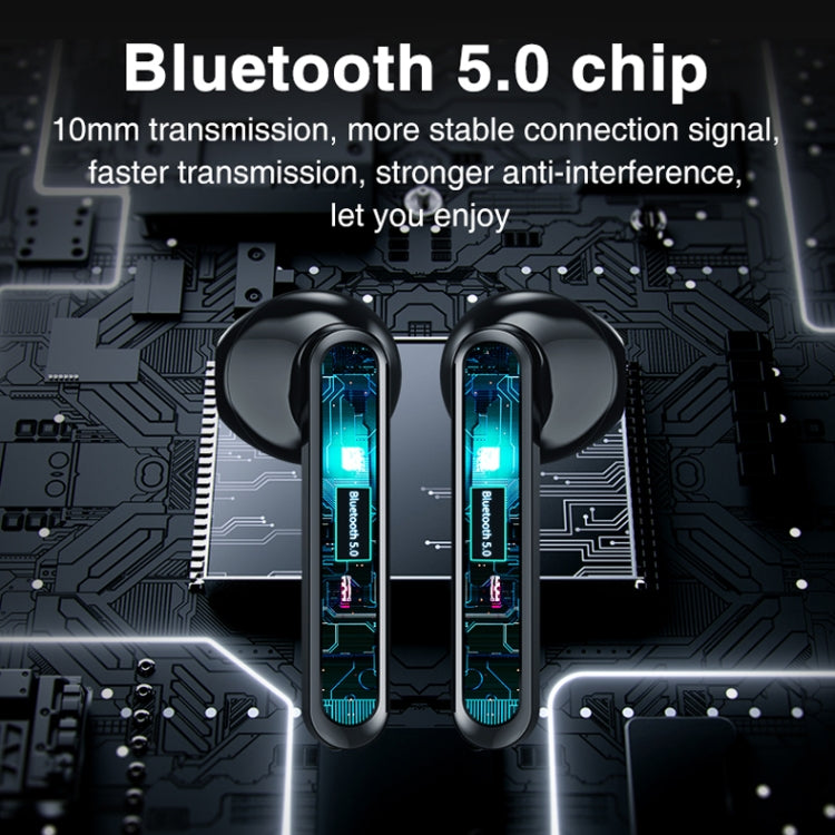 หูฟังบลูทูธไร้สาย P100pro TWS Bluetooth 5.0 แบบสัมผัส พร้อมกล่องชาร์จและจอแสดงผลดิจิทัล LED อัจฉริยะ รองรับ Siri และการโทร